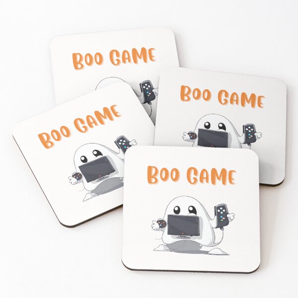 Item preview, BOO GAME spooky cute ghost Halloween designed and sold by teacherpeiyuan.