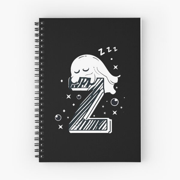 Item preview, ghost take a nap above a letter z designed and sold by witch-night.
