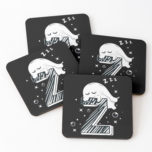 Item preview, ghost take a nap above a letter z designed and sold by witch-night.