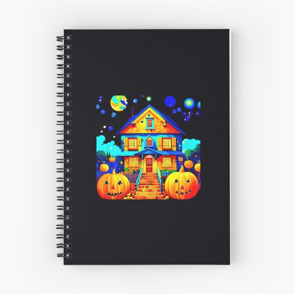 Item preview, Beautiful house with pumpkins on Halloween night. designed and sold by Natalia-Vlad.