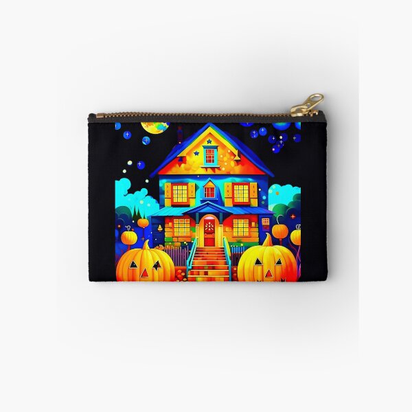 Item preview, Beautiful house with pumpkins on Halloween night. designed and sold by Natalia-Vlad.