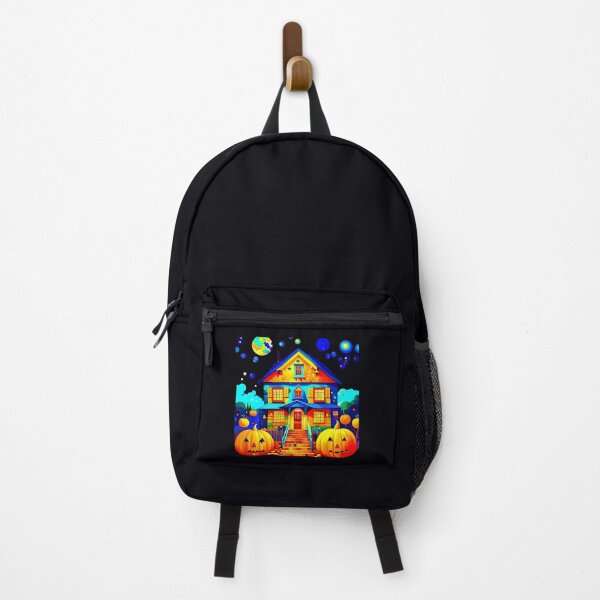 Item preview, Beautiful house with pumpkins on Halloween night. designed and sold by Natalia-Vlad.