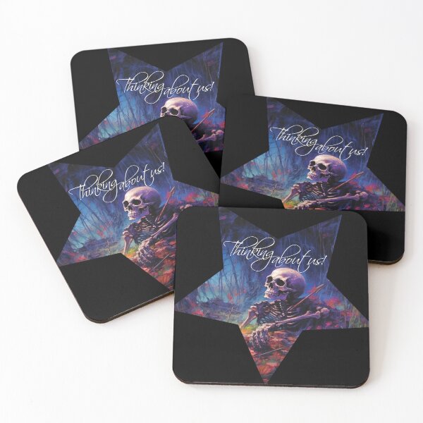 Item preview, Skeleton Thinking about us - Whispers Emerge Eerie Nights designed and sold by IMP-creative.