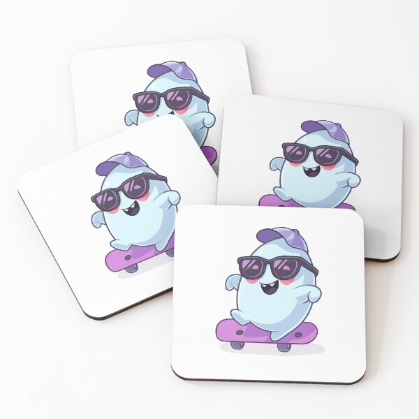 Item preview, Cool ghosty with skateboard designed and sold by EktorStudios.
