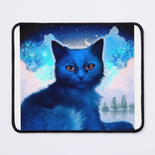 Item preview, A sharing sky blue cat designed and sold by Drake Lewdly.