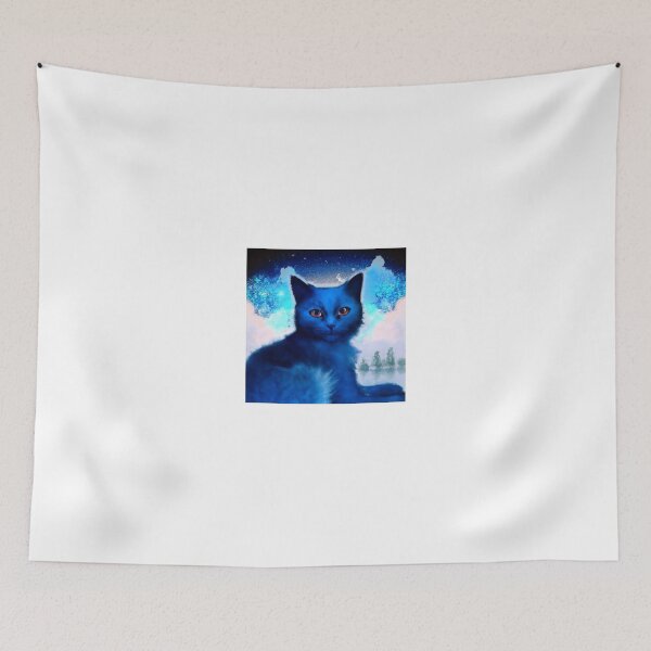 Item preview, A sharing sky blue cat designed and sold by Drake Lewdly.