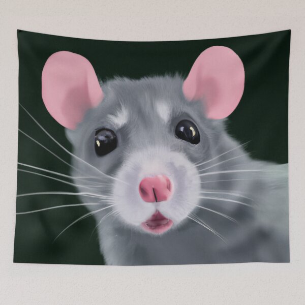 Item preview, Curious girl rat designed and sold by mindgoop.