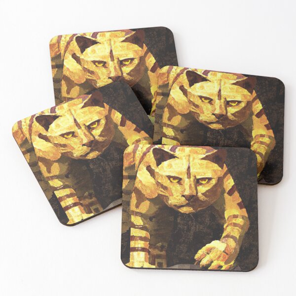 Item preview, A identifying gold wildcat designed and sold by Drake Lewdly.