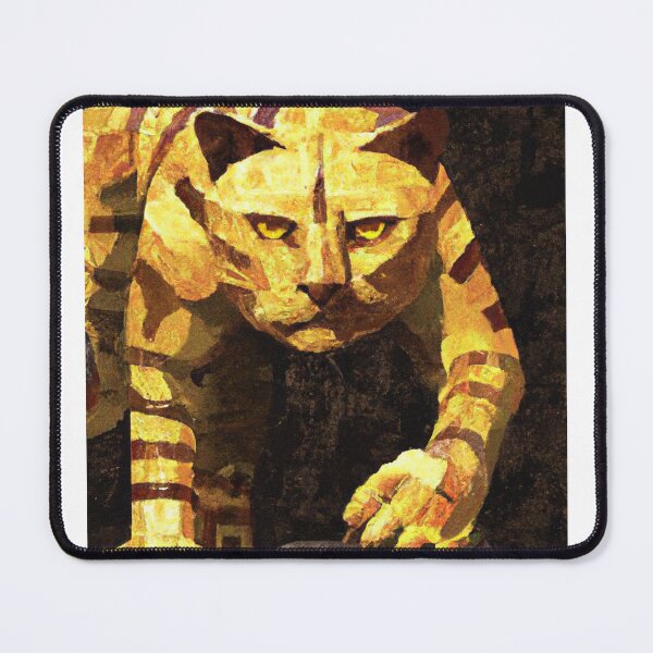 Item preview, A identifying gold wildcat designed and sold by Drake Lewdly.