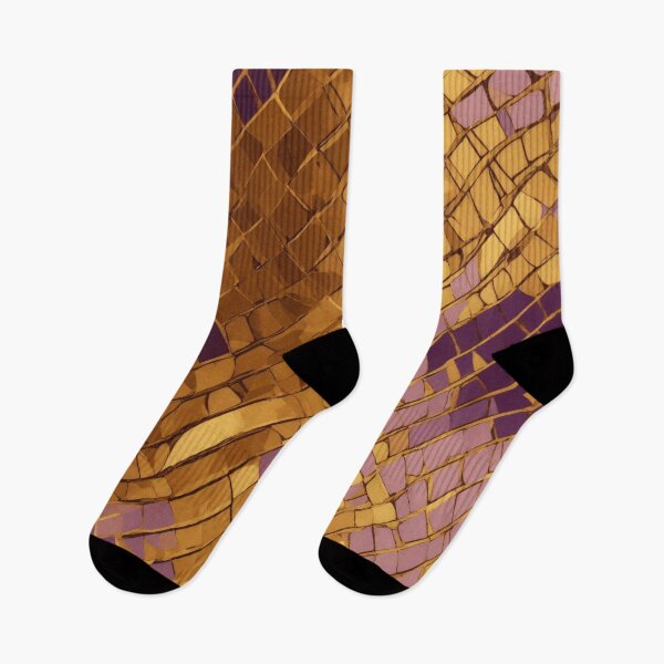Item preview, Purple And Gold Repeating Abstract Pattern designed and sold by Rell1970.