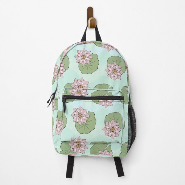 Item preview, Pink Lily Pad Pond Seamless Pattern designed and sold by CreativeDraws42.