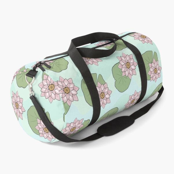 Item preview, Pink Lily Pad Pond Seamless Pattern designed and sold by CreativeDraws42.