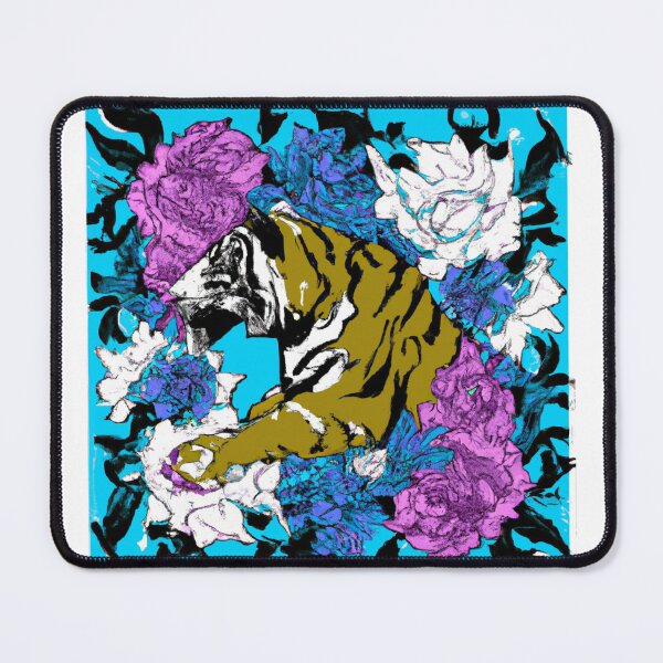 Item preview, A sprouting sky blue tiger designed and sold by Drake Lewdly.