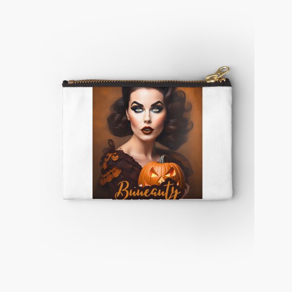 Item preview, Beautiful pinup with a halloween pumpkin designed and sold by aipinups.