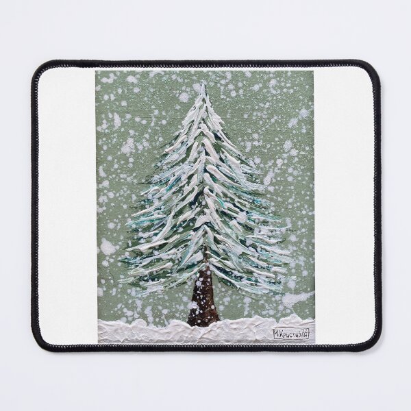 Item preview, Fir tree on green background designed and sold by Kristijan Mitrovic.