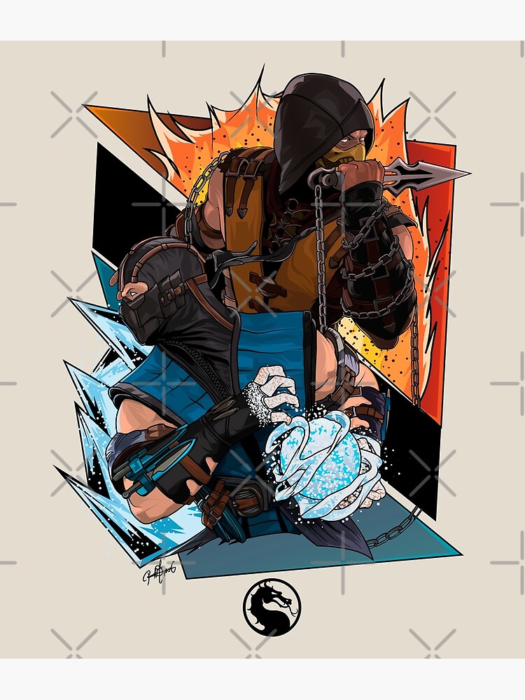 Scorpion Fatality on Sub-Zero « Mortal Kombat Fanart