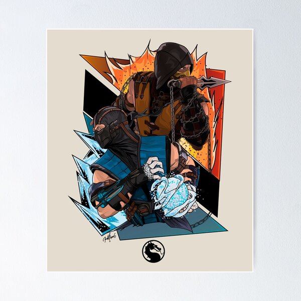 Artikel-Vorschau von Scorpion und Sub Zero, designt und verkauft von PAULDRAW12.