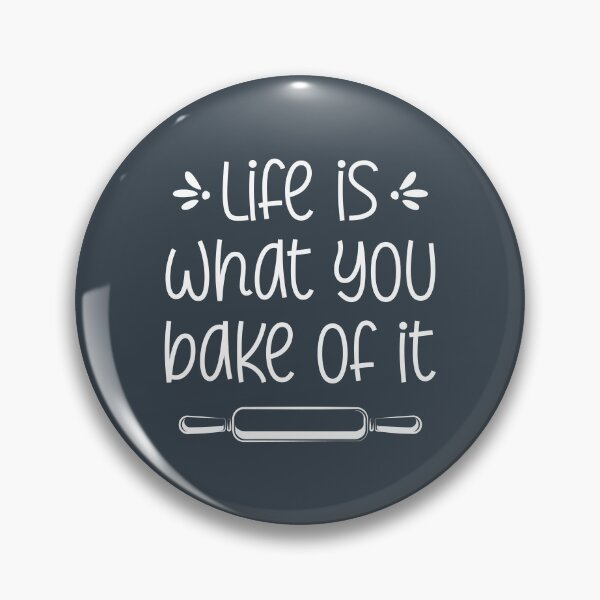 Item preview, Life is What You Bake of It White Text designed and sold by inspiredalike.