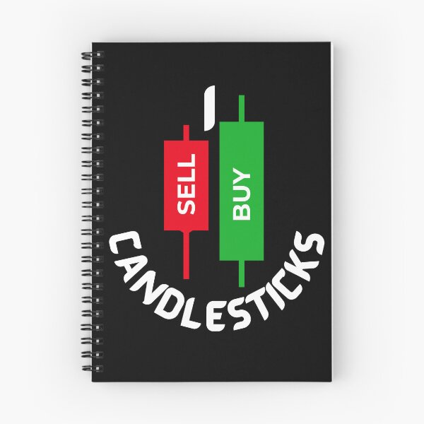 Item preview, I Buy And Sell Candlesticks-Black Background  designed and sold by Trendi61.