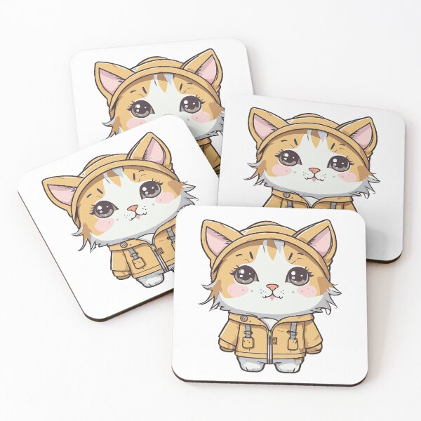 Item preview, Kawaii Cat Outfit Sheltered Winter Fashion designed and sold by DavidCreator.