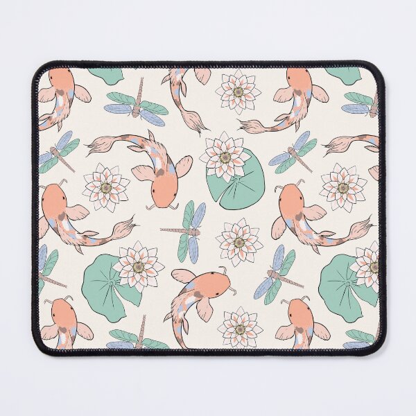 Item preview, Koi Pond Seamless Pattern designed and sold by CreativeDraws42.