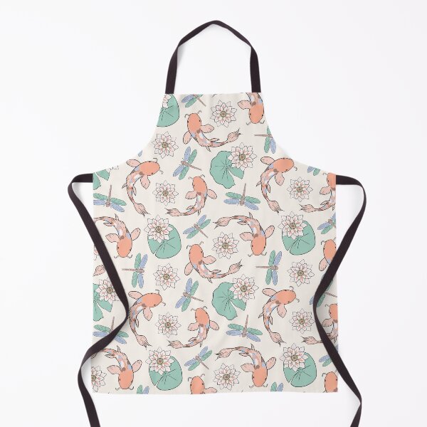 Item preview, Koi Pond Seamless Pattern designed and sold by CreativeDraws42.