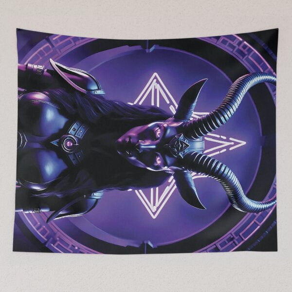 Item preview, Cyber Baphomet in Purple designed and sold by AtithasosTragos.