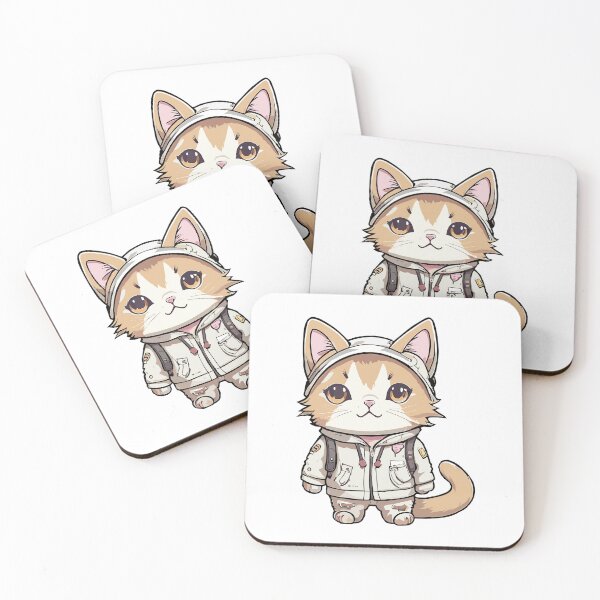 Item preview, Kawaii Cat Styling for Winter designed and sold by DavidCreator.