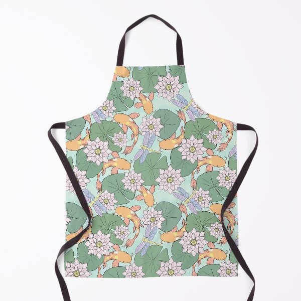 Item preview, Koi Fish Pond Seamless Pattern designed and sold by CreativeDraws42.