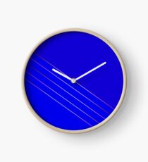 Victoria 4 , Indigo , cobalt , blue Clock