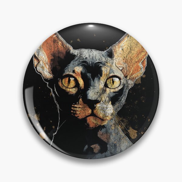 Item preview, A Devon Rex - Street Art Vintage Distressed Cats designed and sold by GVRDesign.
