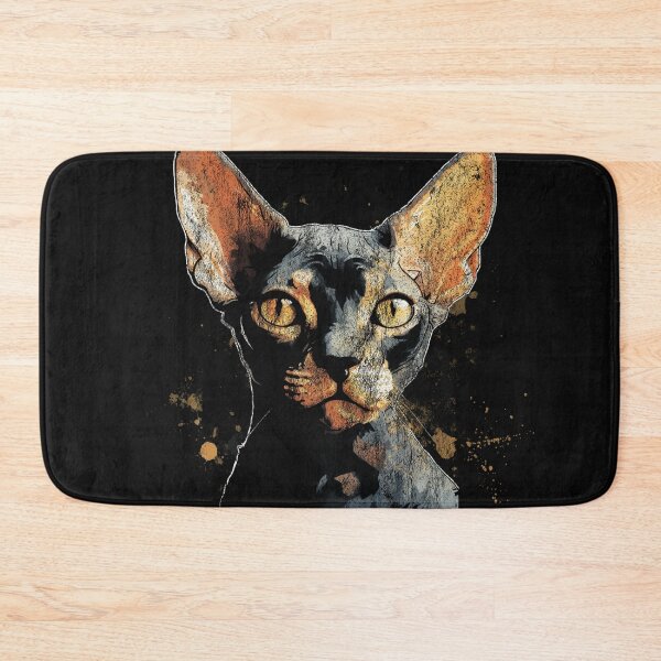 Item preview, A Devon Rex - Street Art Vintage Distressed Cats designed and sold by GVRDesign.