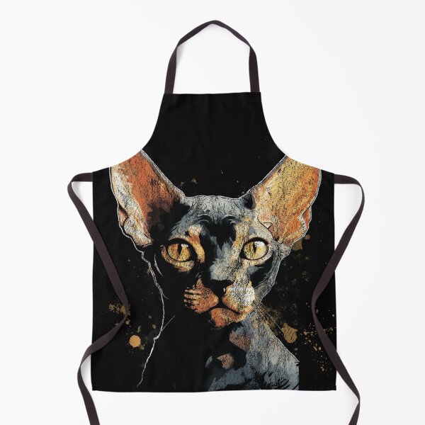 Item preview, A Devon Rex - Street Art Vintage Distressed Cats designed and sold by GVRDesign.