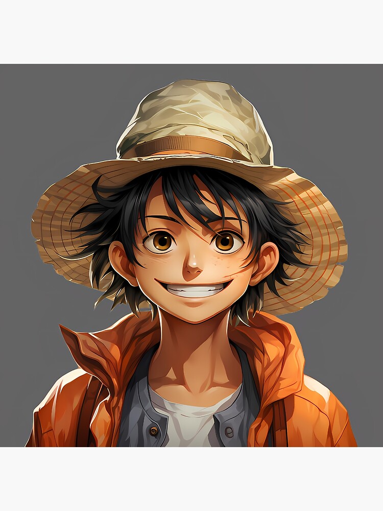 Reimagined Monkey D. Luffy from One Piece Postcard for Sale by