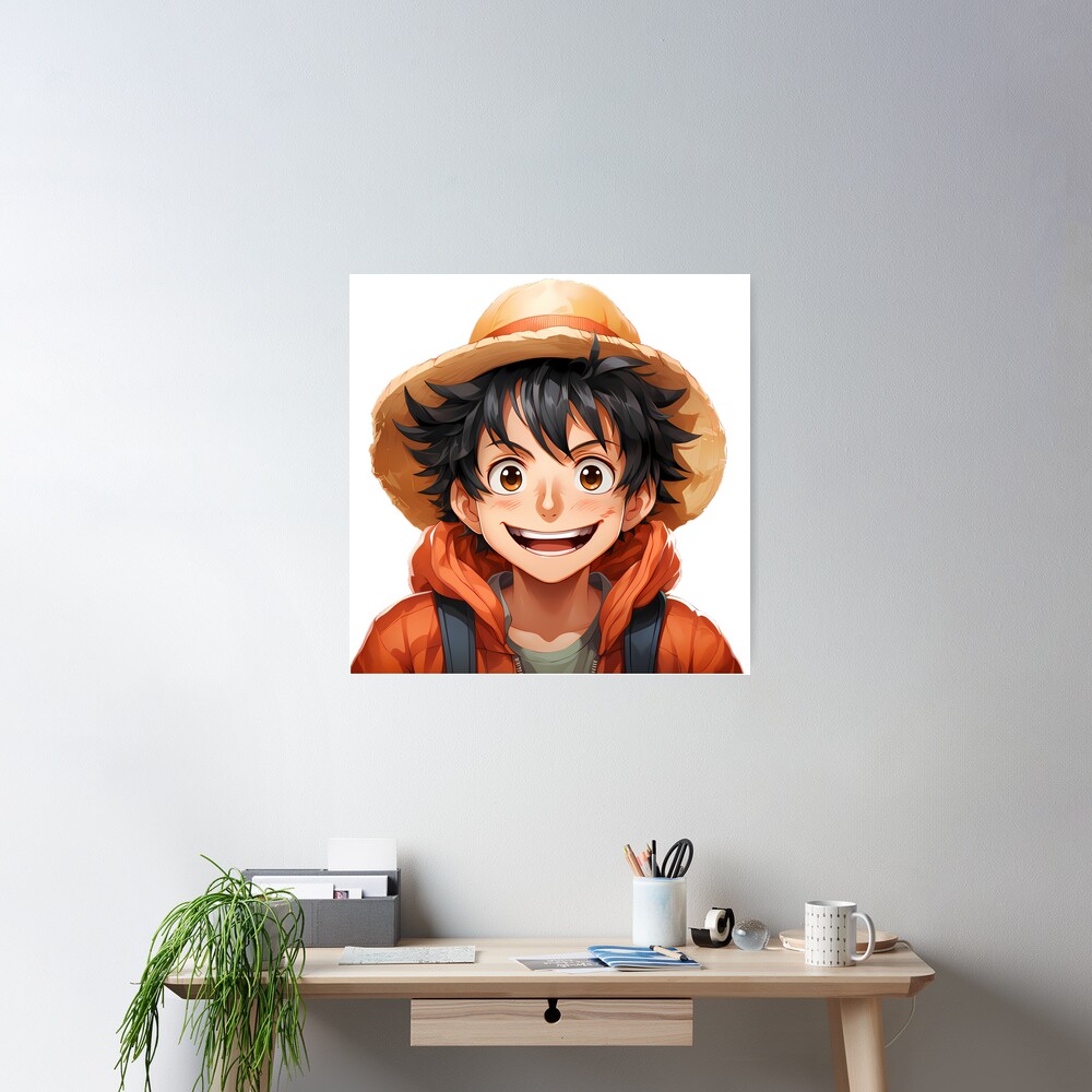 Reimagined Monkey D. Luffy from One Piece Postcard for Sale by