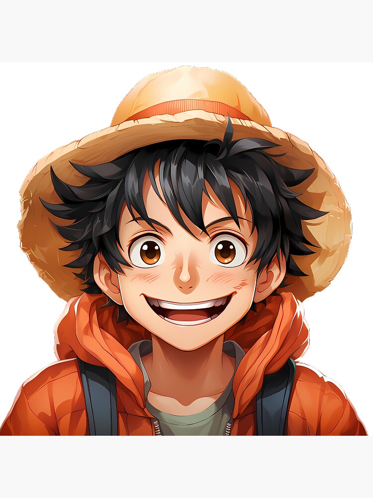 Reimagined Monkey D. Luffy from One Piece Postcard for Sale by