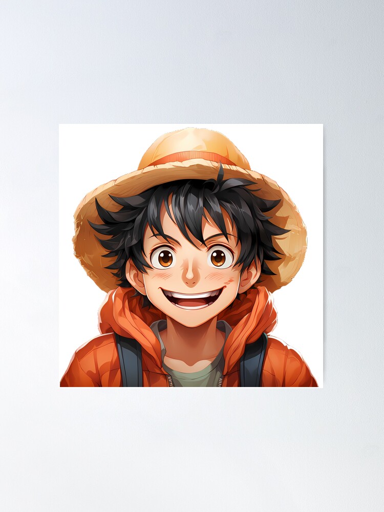 Reimagined Monkey D. Luffy from One Piece Postcard for Sale by