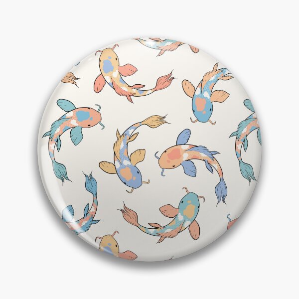 Item preview, Orange and Blue Koi Fish designed and sold by CreativeDraws42.