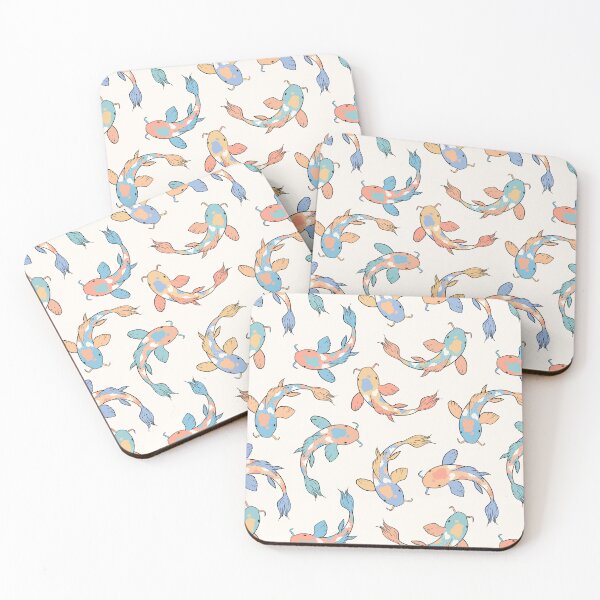 Item preview, Orange and Blue Koi Fish designed and sold by CreativeDraws42.