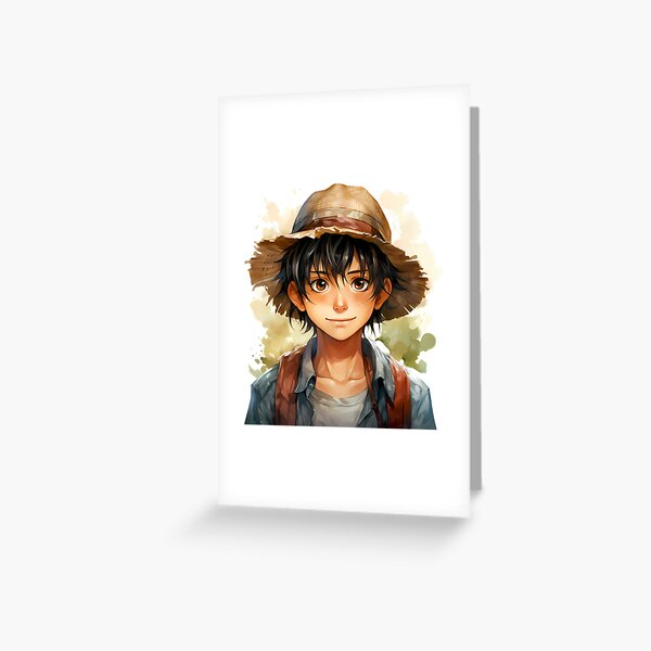 Reimagined Monkey D. Luffy from One Piece Postcard for Sale by