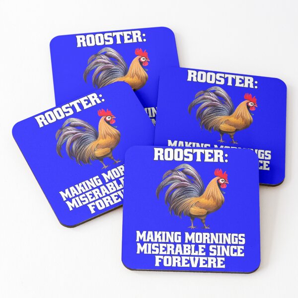 Item preview, Funny Chicken Farmer Humor Rooster: Making Mornings Miserable Since Forever designed and sold by fantasticdesign.