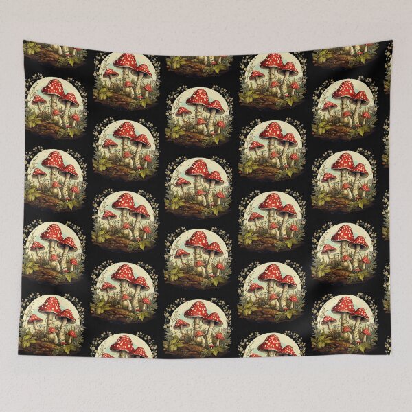 Item preview, Toadstools, Amanita, Poisonous Mmushroom, designed and sold by Sunmoonlove.