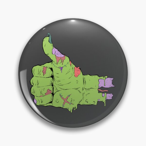 Item preview, Monster zombie Thumbs up emoji designed and sold by SilentWill94.