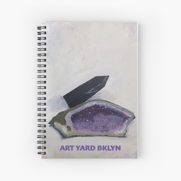 ART YARD BKLYN Amethyst by Abby Johnson Spiral Notebook