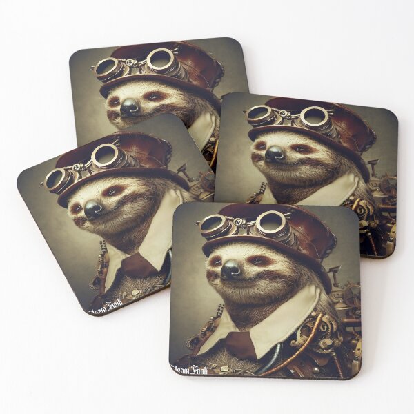 Item preview, SteamFunk Sloth designed and sold by SteamFunkInc.