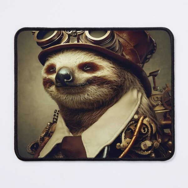 Item preview, SteamFunk Sloth designed and sold by SteamFunkInc.