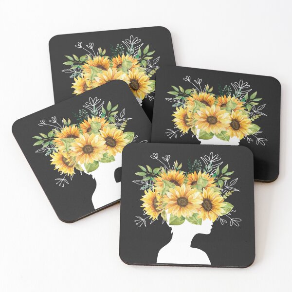 Item preview, Sunflowers on woman`s head designed and sold by Irina Tsai.