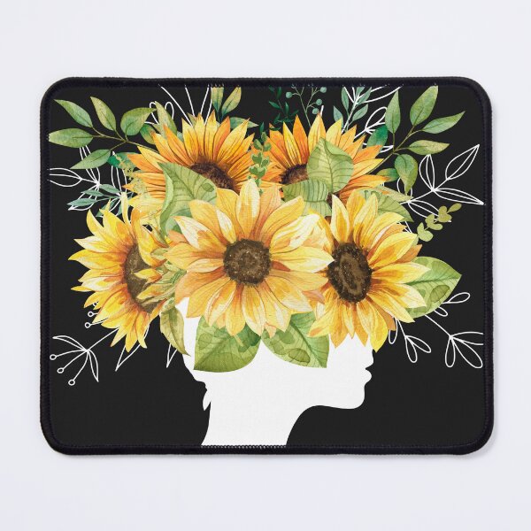Item preview, Sunflowers on woman`s head designed and sold by Irina Tsai.