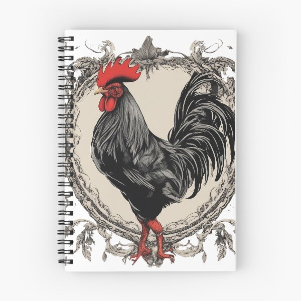 Item preview, Mighty black rooster designed and sold by John  Not in a Hurry.