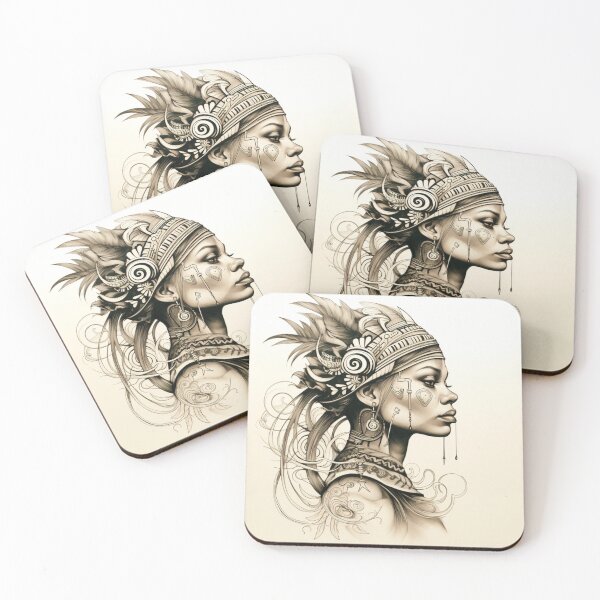 Item preview, tribal woman designed and sold by jamany13.